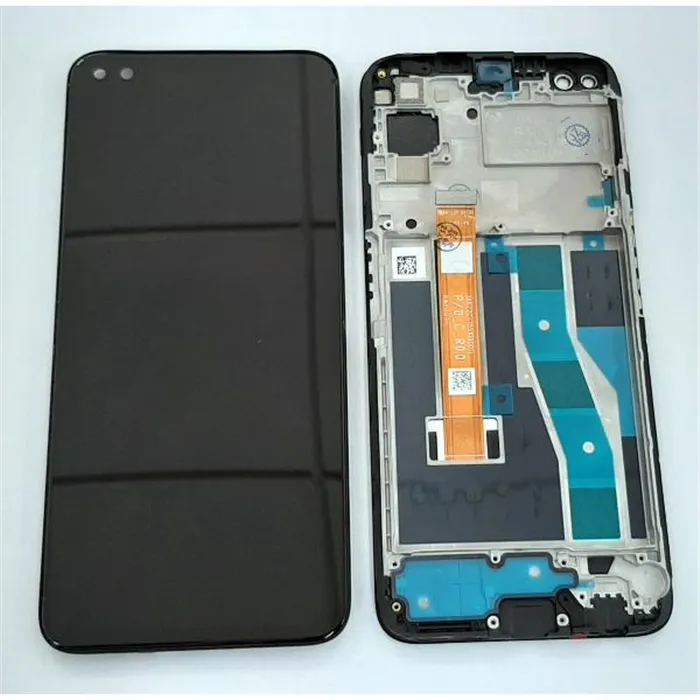 Pantalla lcd para Realme 6 Pro mas tactil negro mas marco negro calidad premium