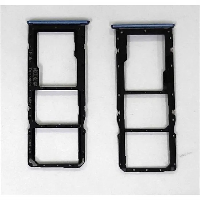 Soporte o bandeja dual sim azul para Realme 7 RMX2155 calidad premium