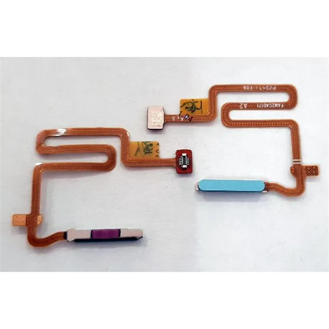 Flex boton home azul claro para Realme 7 RMX2155 calidad premium
