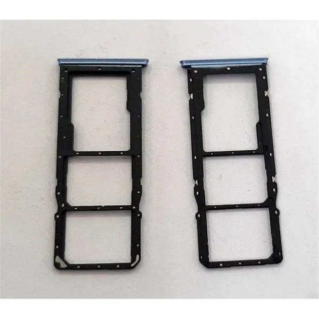 Soporte o bandeja dual sim azul para Realme 7 RMX2155 calidad premium