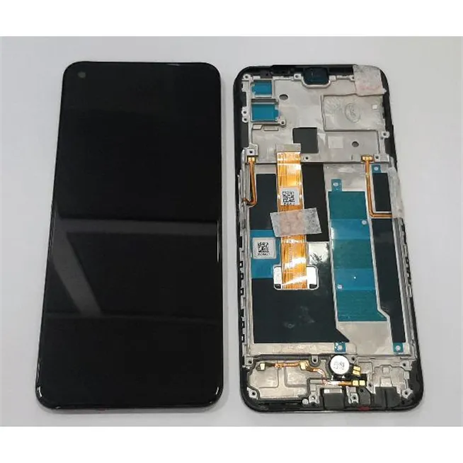 Pantalla lcd para Realme 7 5G RMX2111 4909261 mas tactil negro mas marco negro Service Pack