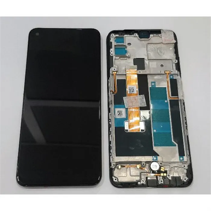 Pantalla lcd para Realme 7 5G RMX2111 4909261 mas tactil negro mas marco negro Service Pack