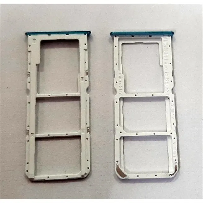 Soporte o bandeja dual sim azul para Realme 7I calidad premium