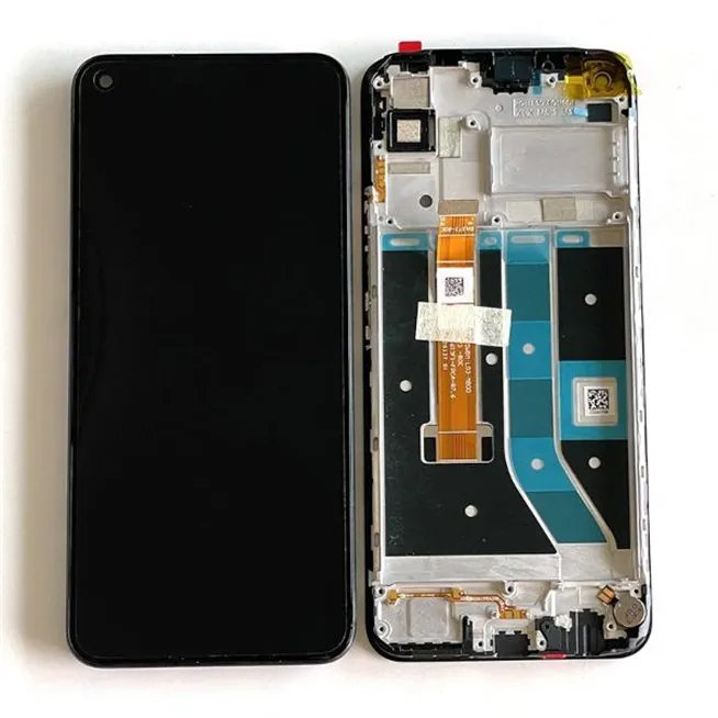 Pantalla lcd para Realme 7I mas tactil negro mas marco negro calidad premium