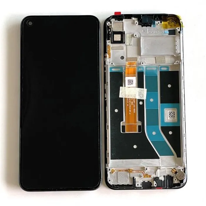 Pantalla lcd para Realme 7I mas tactil negro mas marco negro calidad premium