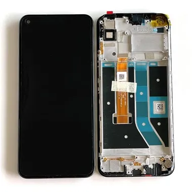 Pantalla lcd para Realme 7I mas tactil negro mas marco negro calidad premium