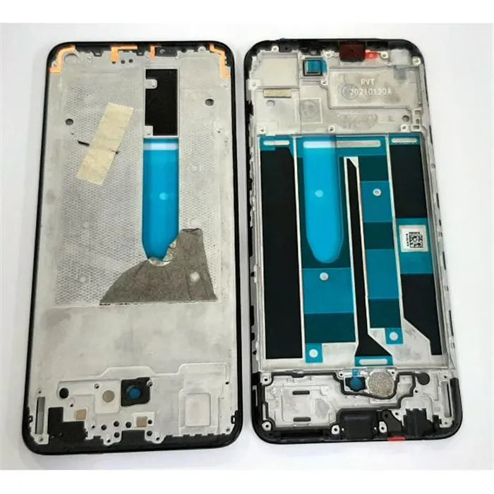 Carcasa central o marco negro para Realme 8 calidad premium