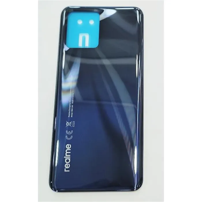 Tapa trasera o tapa bateria 3203057 negra punk para Realme 8 Service Pack