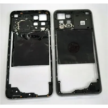Carcasa frontal o marco plata para Realme 8 5G RMX3241 calidad premium