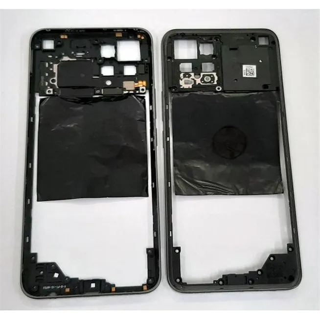 Carcasa central o marco gris para Realme 8 5G RMX3241 calidad premium
