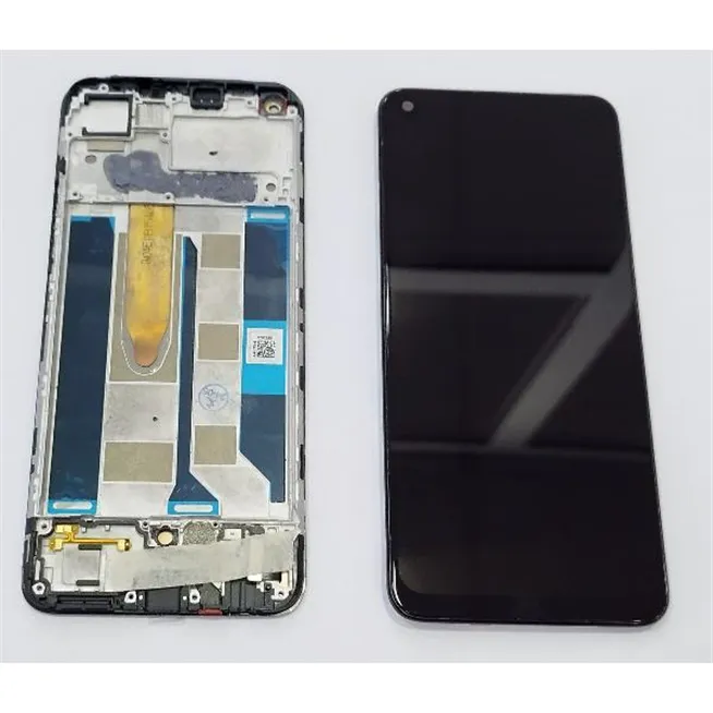 Pantalla lcd TFT para Realme 8 Pro RMX3081 mas tactil negro con marco negro compatible