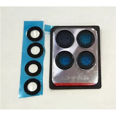 Cubierta camara purpura para Realme 8i RMX3151 calidad premium