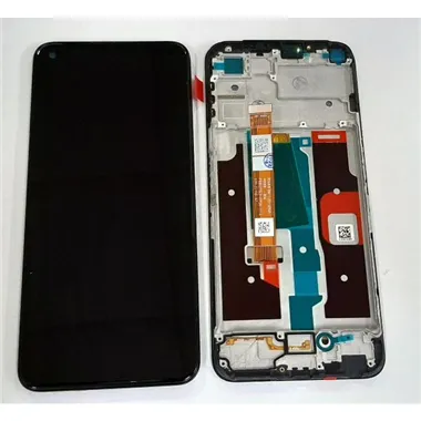 Pantalla lcd para Realme 8i RMX3151 mas tactil negro mas marco negro calidad premium