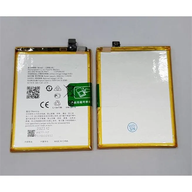Bateria BLP877 4890mAh para Realme 8i  RMX3151 Realme C33 RMX3624 Realme C31 RMX3501 Realme C35 RMX3511