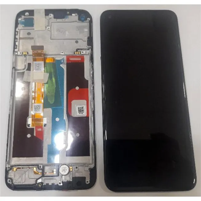 Pantalla lcd para Realme 8i RMX3151 mas tactil negro mas marco negro Service Pack Premium