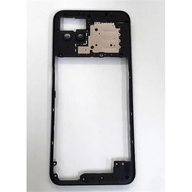 Carcasa trasera o marco negro para Realme 8i RMX3151 calidad premium