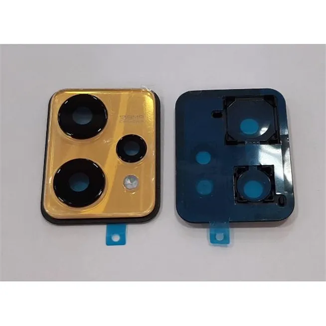 Cubierta camara dorada para Realme 9 5G calidad premium