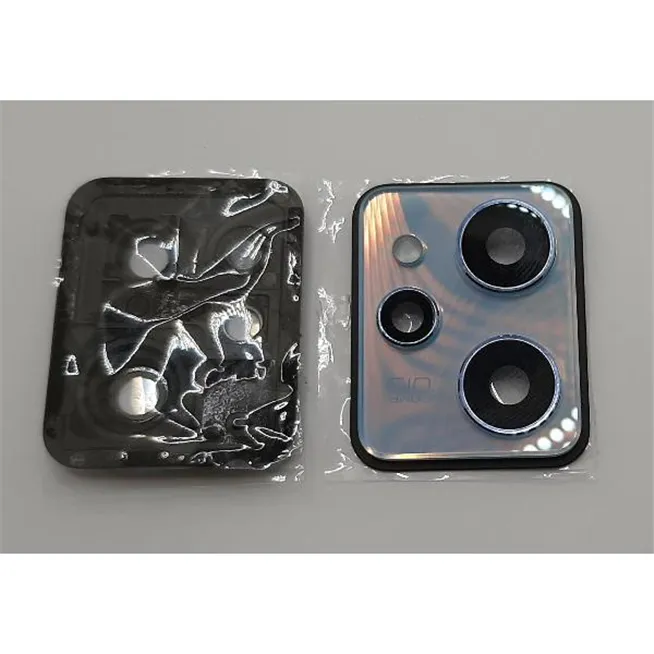 Cubierta camara azul plata para Realme 9 Pro Plus 5G RMX3392 calidad premium