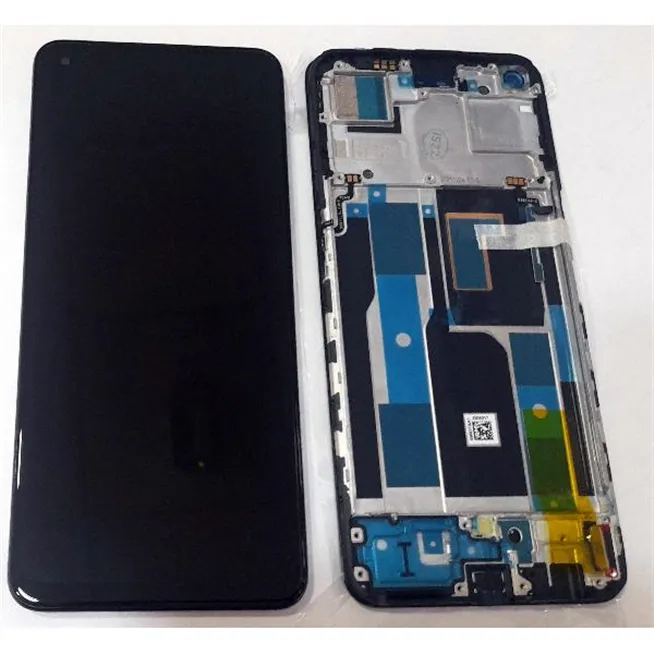 Pantalla lcd para Realme 9 Pro Plus 4909496 mas táctil negro mas marco Service Pack Premium