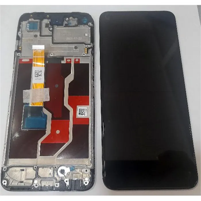 Pantalla lcd para Realme 9i mas táctil negro mas marco Service Pack Premium