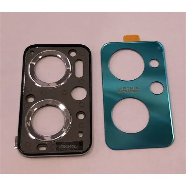 Cubierta camara azul para Realme 9I RMX3491 calidad premium