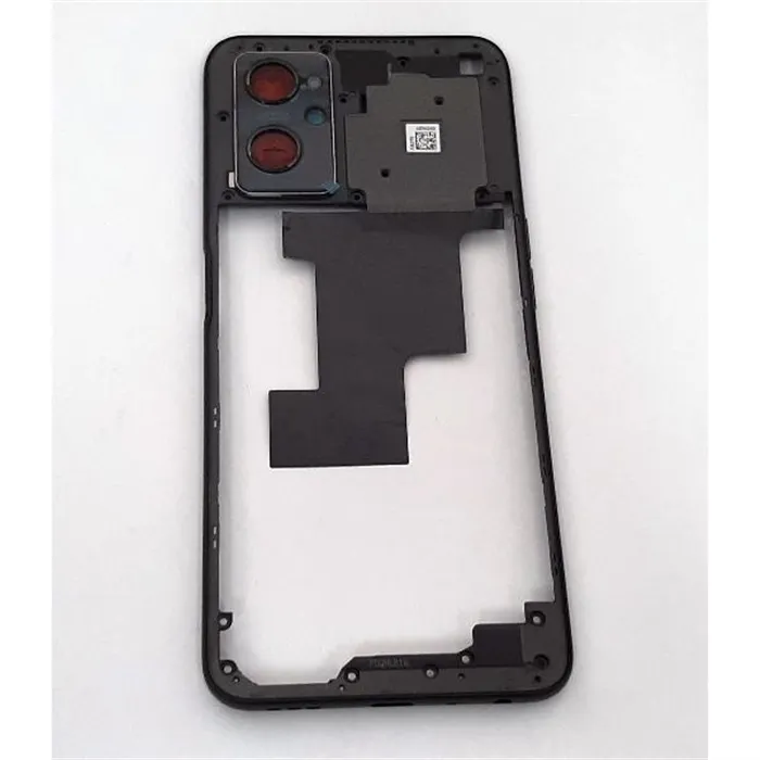 Carcasa trasera o marco negro para Realme 9I RMX3491 calidad premium