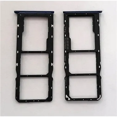 Soporte o bandeja dual sim azul para Realme C11 calidad premium