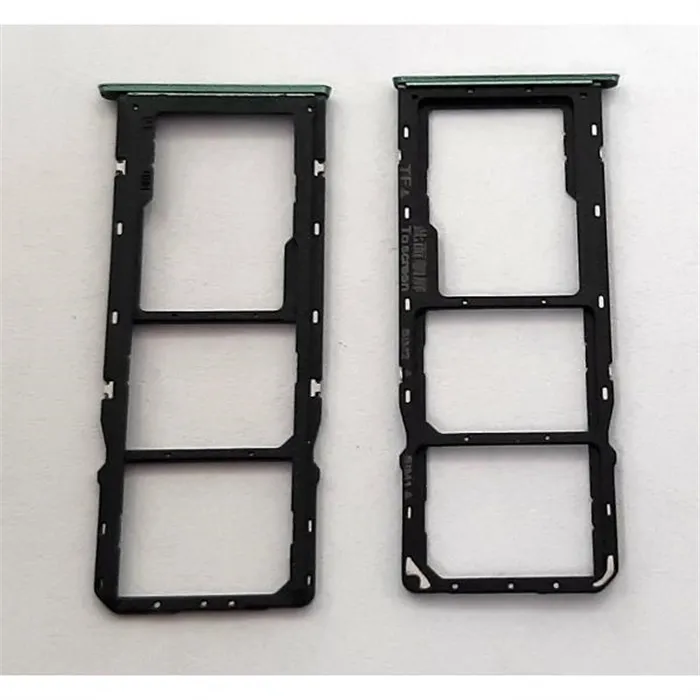 Soporte o bandeja dual sim verde para Realme C11 calidad premium