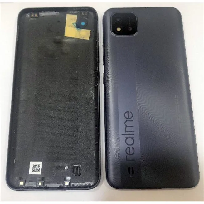 Tapa trasera o tapa batería gris oscuro para Realme C11 2021 Service Pack Premium
