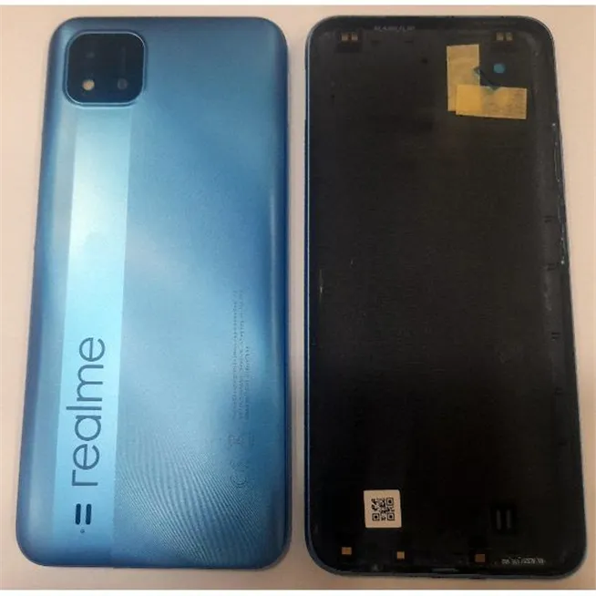Tapa trasera o tapa batería azul para Realme C11 2021 Service Pack Premium