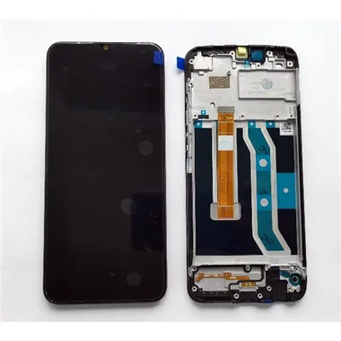Pantalla lcd para Realme C11 mas tactil negro mas marco negro calidad premium