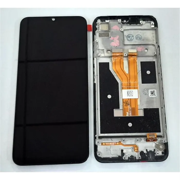 Pantalla LCD para Realme C20 mas tactil negro mas marco negro calidad premium