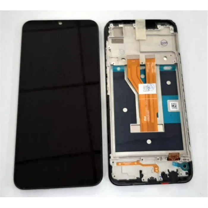 Pantalla lcd para Realme C21 mas tactil negro mas marco negro calidad premium