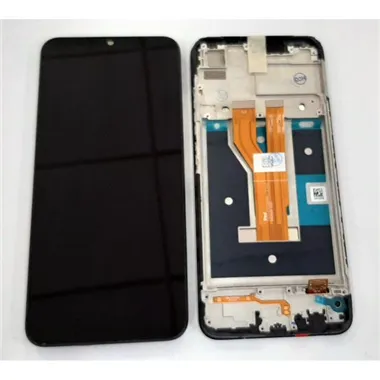 Pantalla lcd para Realme C21 mas tactil negro mas marco negro calidad premium