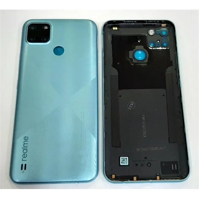 Tapa trasera o tapa bateria azul para Realme C21Y RMX3261 RMX3263 code 4908782 Service Pack