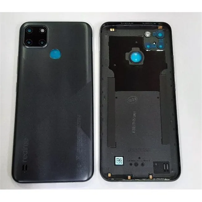 Tapa trasera o tapa bateria negra para Realme C21Y RMX3261 RMX3263 code 4908781 Service Pack