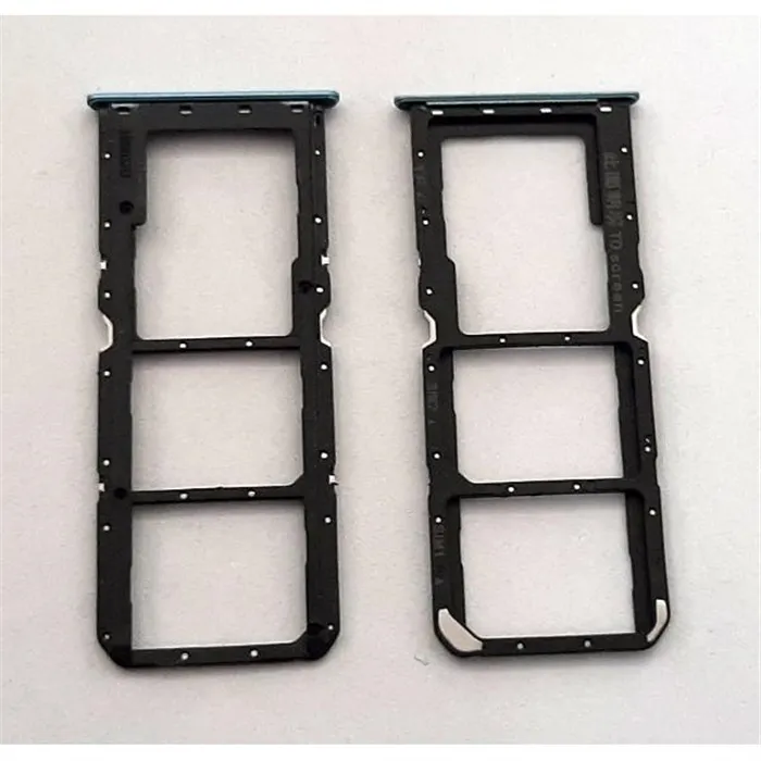 Soporte o bandeja dual sim azul para Realme C21Y RMX3261 RMX3263 calidad premium