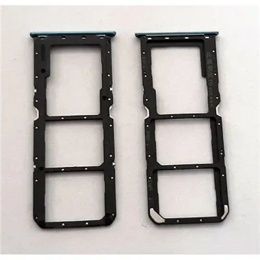 Soporte o bandeja dual sim azul para Realme C21Y RMX3261 RMX3263 calidad premium
