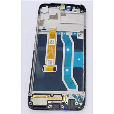Pantalla lcd para Realme C25 C25s mas tactil negro con marco negro compatible