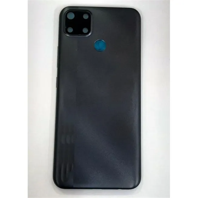 Tapa trasera o tapa bateria negra para Realme C25Y RMX3265