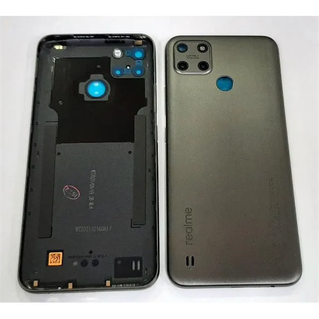 Tapa trasera o tapa bateria gris para Realme C25 RMX3191 RMX3193 code 4909038 Service Pack