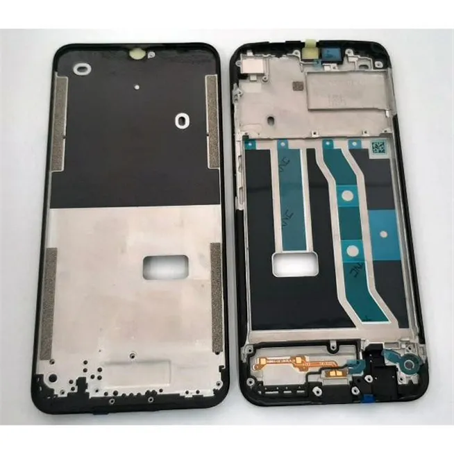 Carcasa central o marco negro para Realme C25Y RMX3265 calidad premium