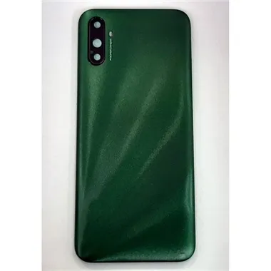 Tapa trasera o tapa bateria verde para Realme C3 mas cubierta camara