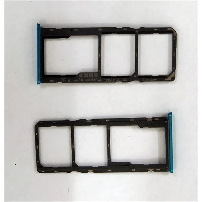 Soporte o bandeja sim azul claro para Realme c3 calidad premium