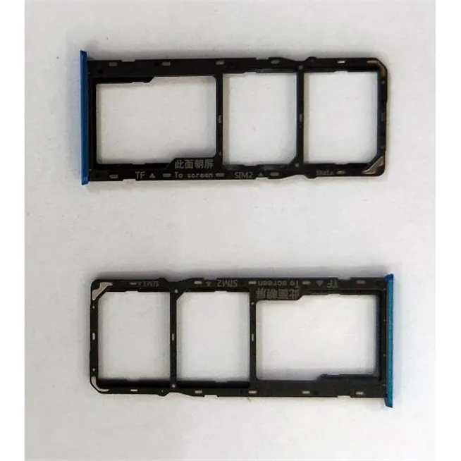 Soporte o bandeja sim azul oscuro para Realme c3 calidad premium