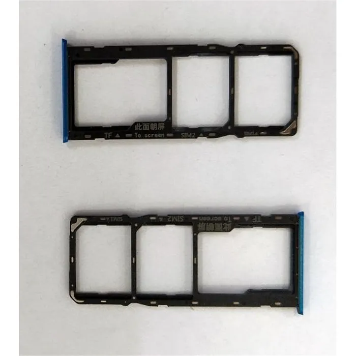 Soporte o bandeja sim azul oscuro para Realme c3 calidad premium