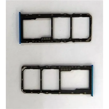 Soporte o bandeja sim azul oscuro para Realme c3 calidad premium