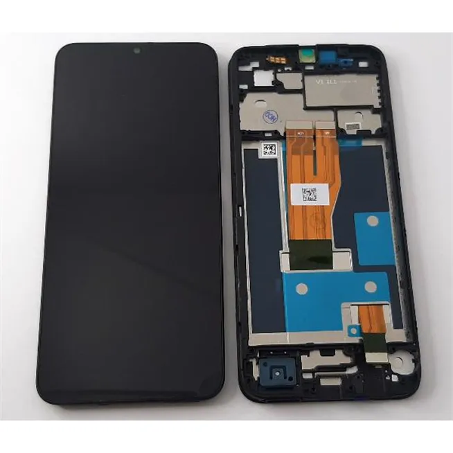 Pantalla lcd para Realme C30 RMX3581 mas tactil negro mas marco negro calidad premium