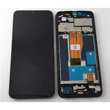 Pantalla lcd para Realme C30 RMX3581 mas tactil negro mas marco negro calidad premium