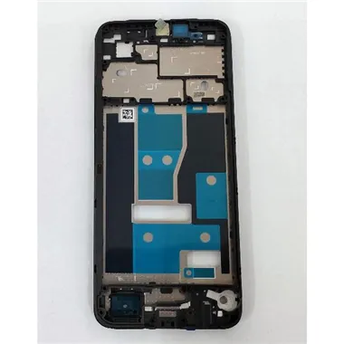 Carcasa central o marco negro para Realme C30 calidad premium